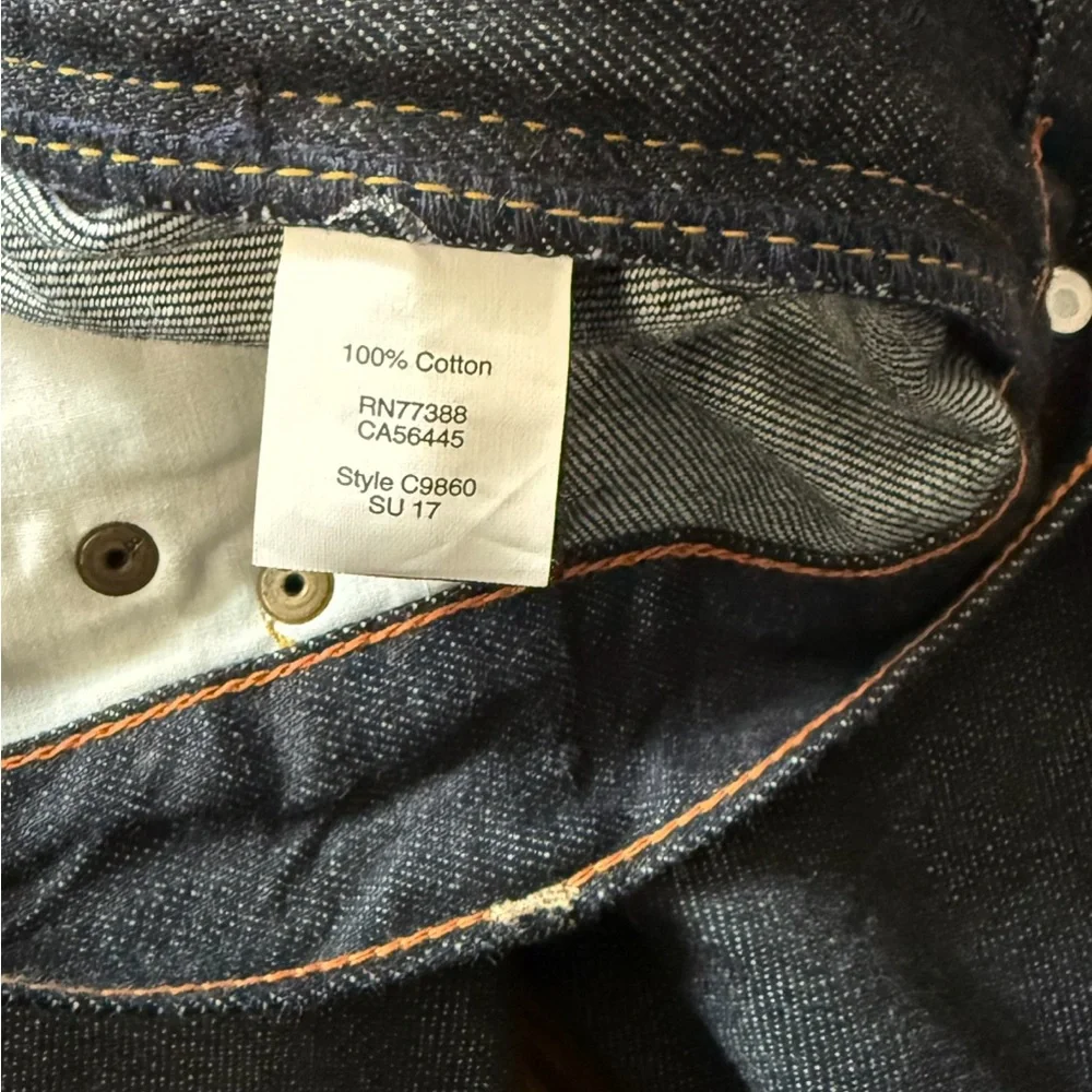 New With Tags - J. Crew The Driggs Mens Jean- size 35x32 - Picture 4 of 4